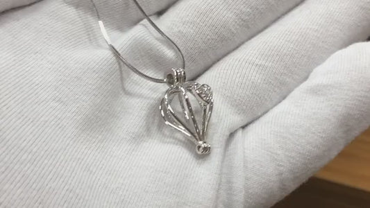 pırlanta ve altın inci kolye video
