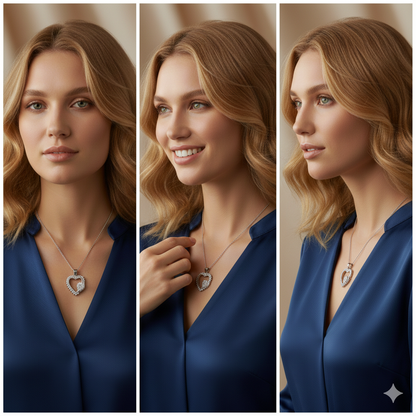 14 şubat sevgililer günü hediyesi kalp kolye